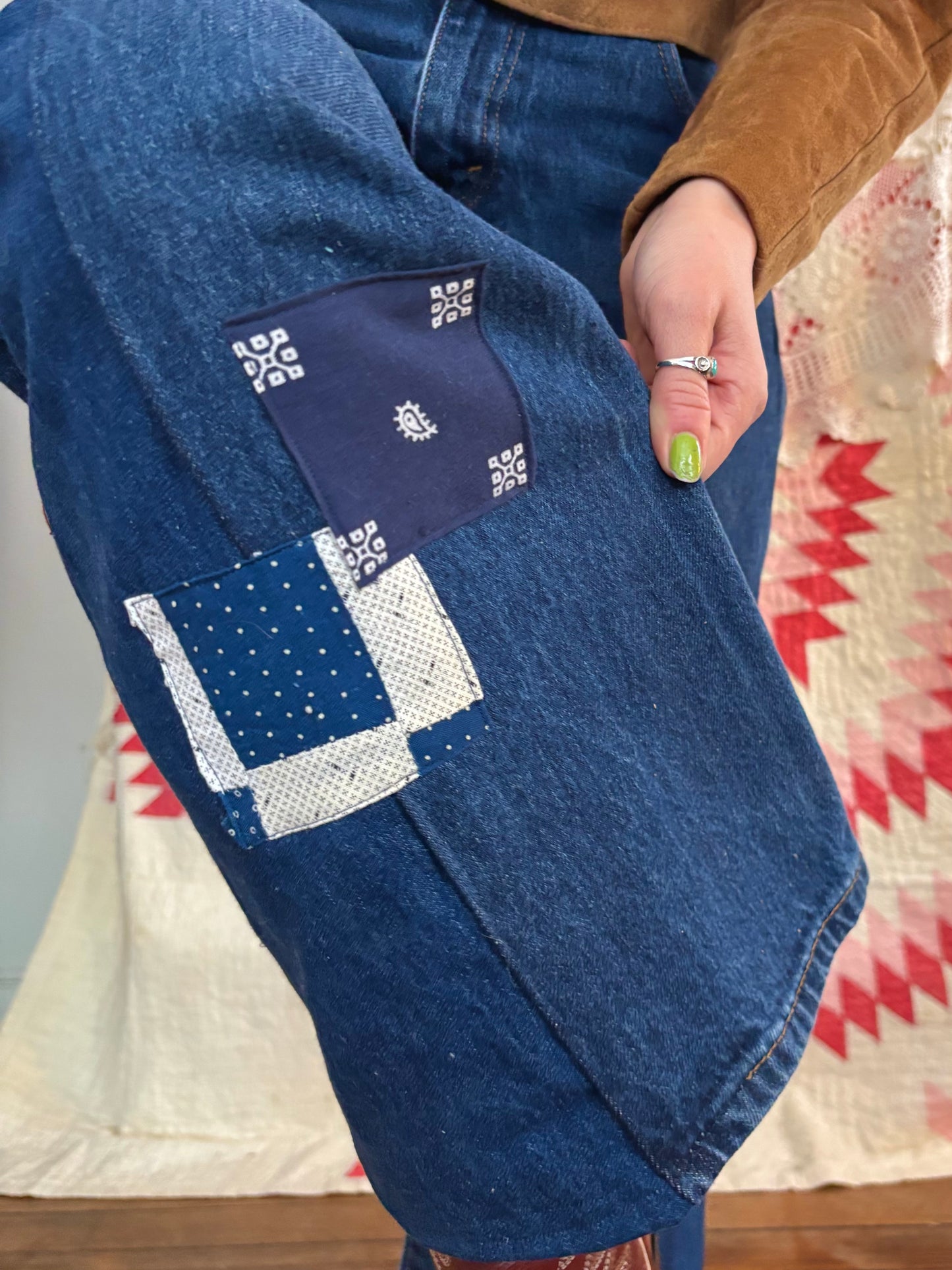 Minimal Patched Levi's 517s