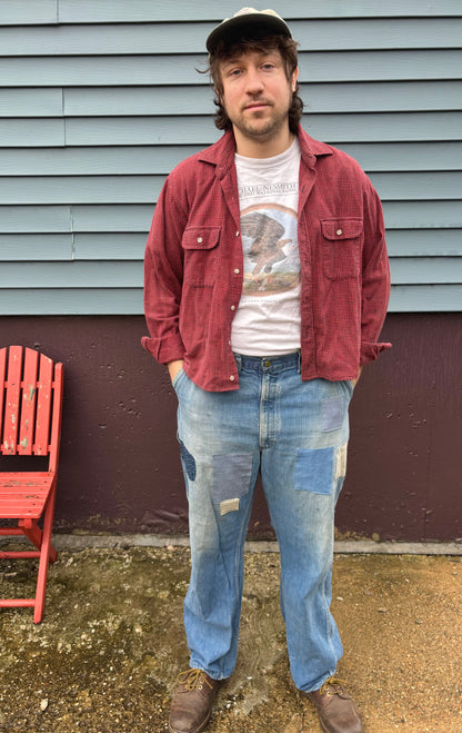 Patched 60s OshKosh Carpenter Jeans