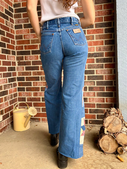 Pink & Blue Star Pinwheel Wranglers