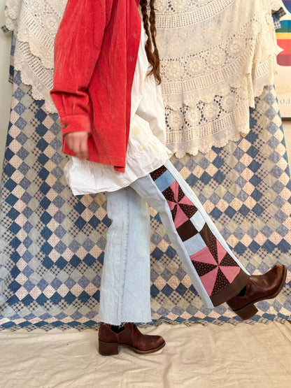 Rose & Cocoa Pinwheel Guess Jeans