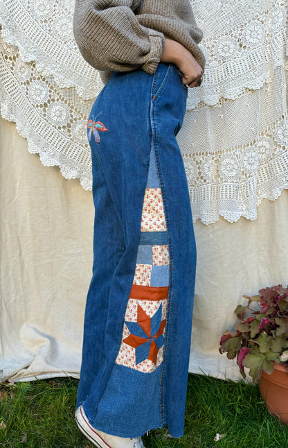 Sears Embroidered Jeans