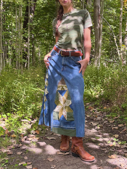 Levi's Quilt Skirt 🌿
