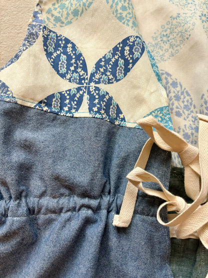 Florecita Top - #1 Blue Chambray