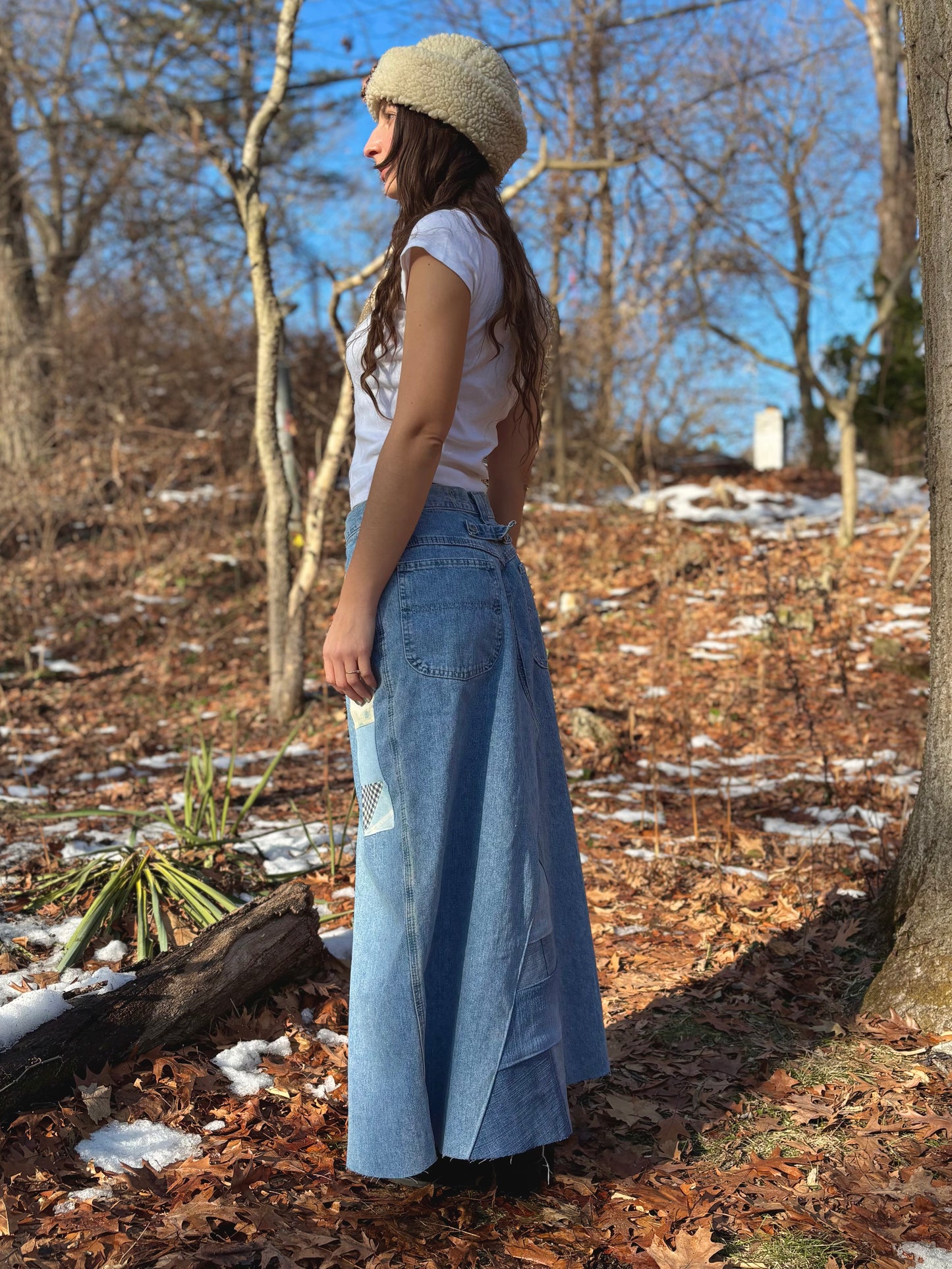 Buckle Back Sawtooth Quilt Skirt