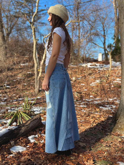 Buckle Back Sawtooth Quilt Skirt