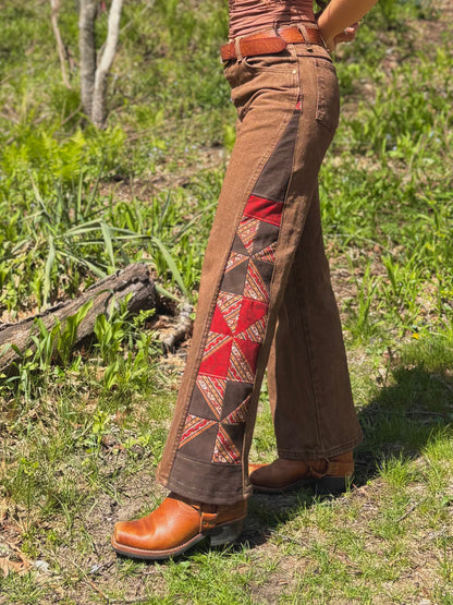 Chestnut Rust Pinwheel Wranglers