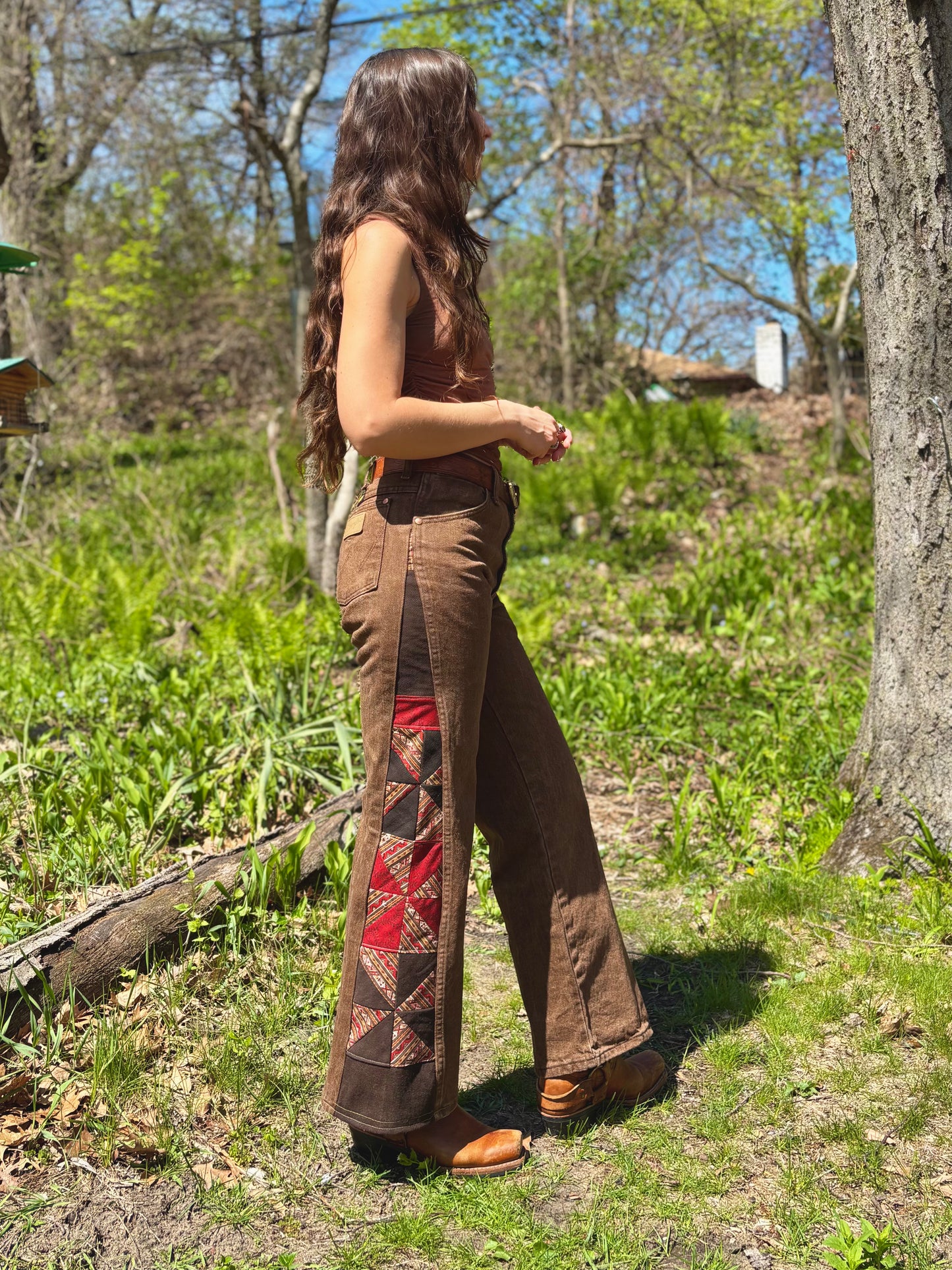 Chestnut Rust Pinwheel Wranglers